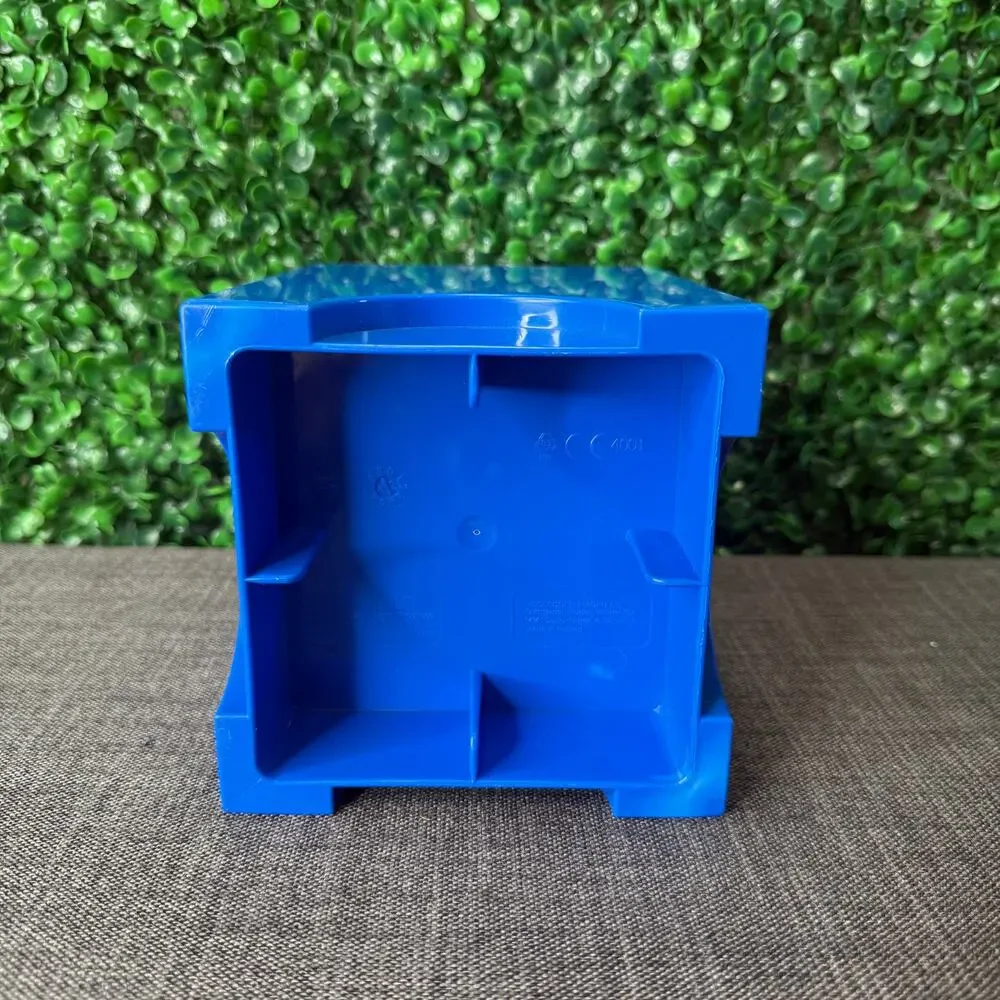 Lego Store Brick Box Bright Blue Great Gift Mini Figures Store Kids Toy Box
